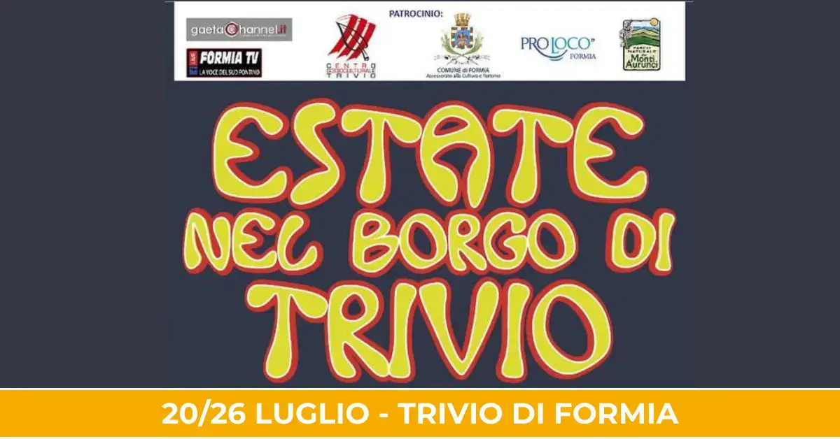 estate borgo di trivio formia 2024